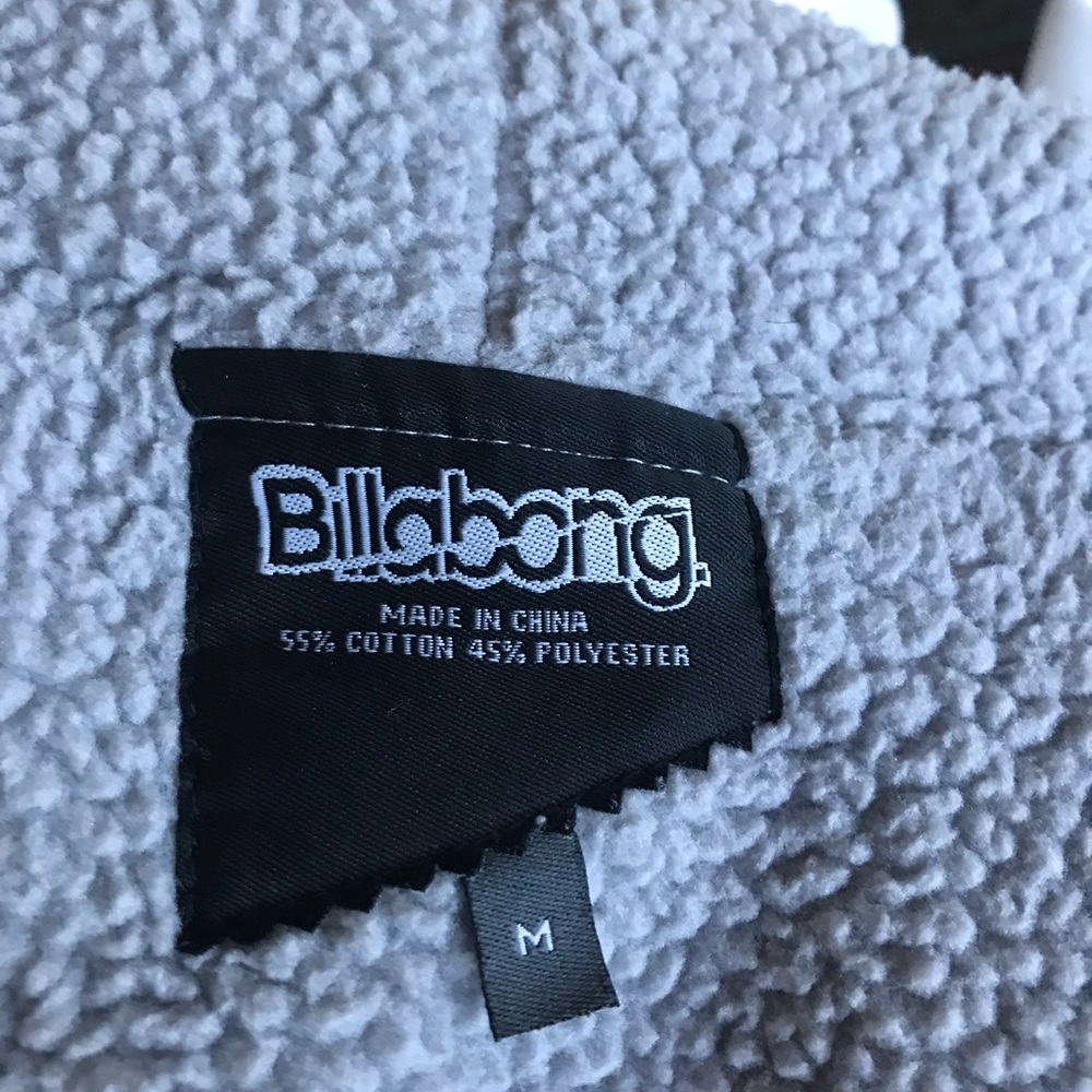 White Billabong Sweatshirt -Size M - Picture 2 of 4